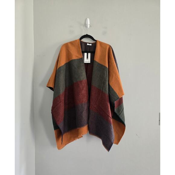 Nine West Natural Tone Sweater Kimono One Size NWT - Picture 3 of 4